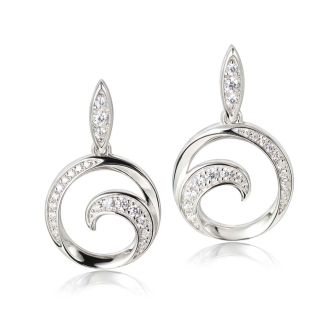 SS 925 Wave Earrings
