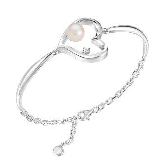 SS 925 FWP Heart Bracelet