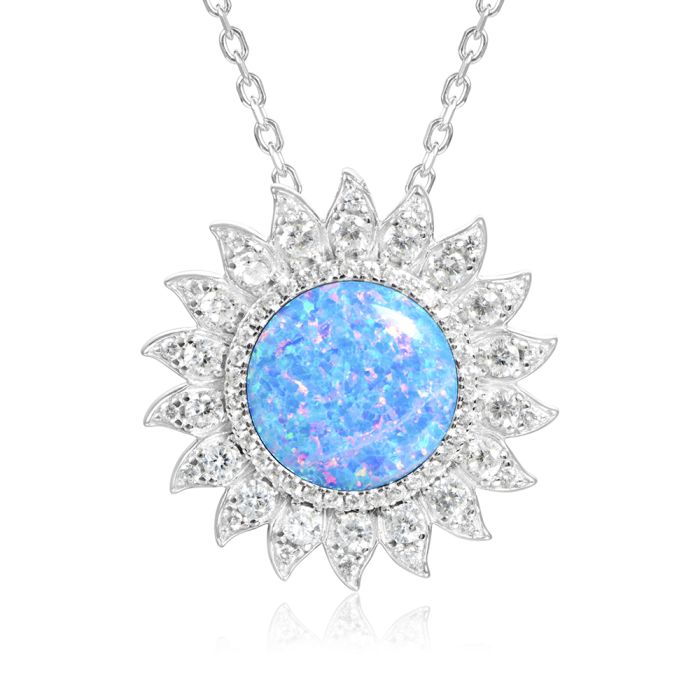 SS 925 Opal Pendant